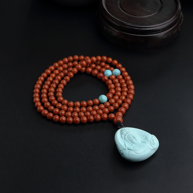 天然绿松石-红掌柜