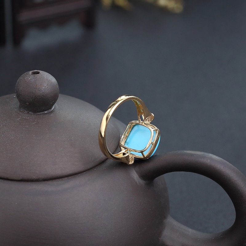 天然原矿美松戒指-红掌柜