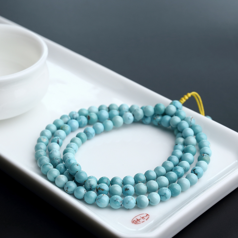 天然绿松石项链-红掌柜