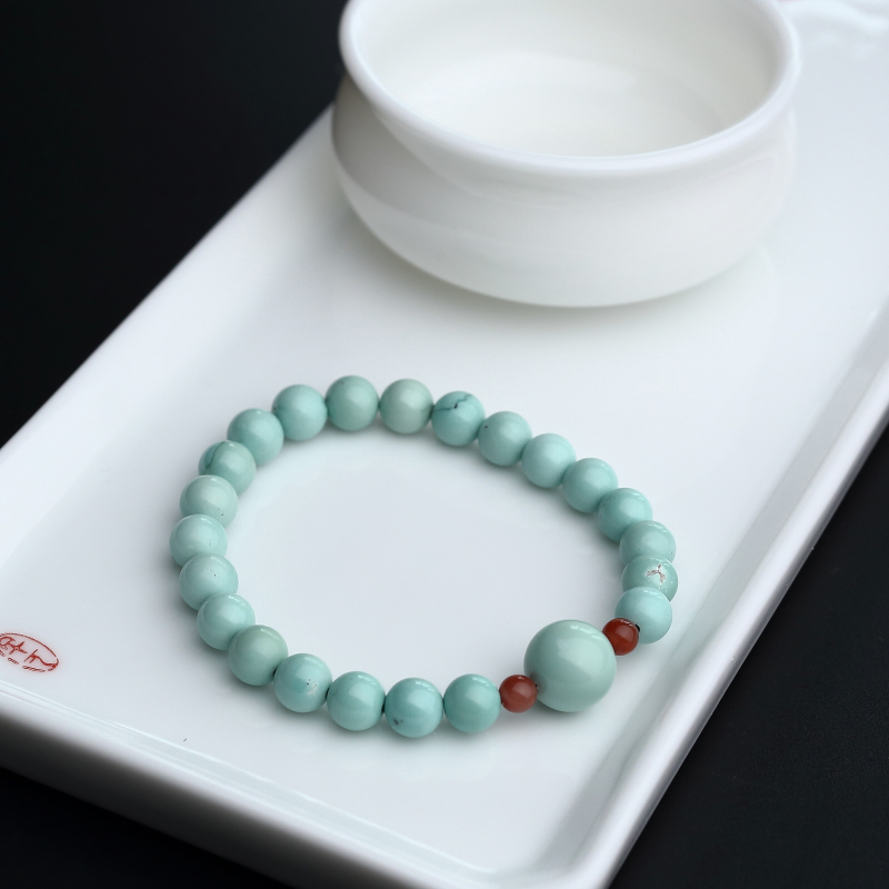 7.5mm绿松石-红掌柜