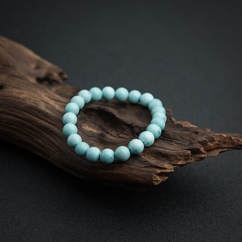 蓝绿松石手串-红掌柜