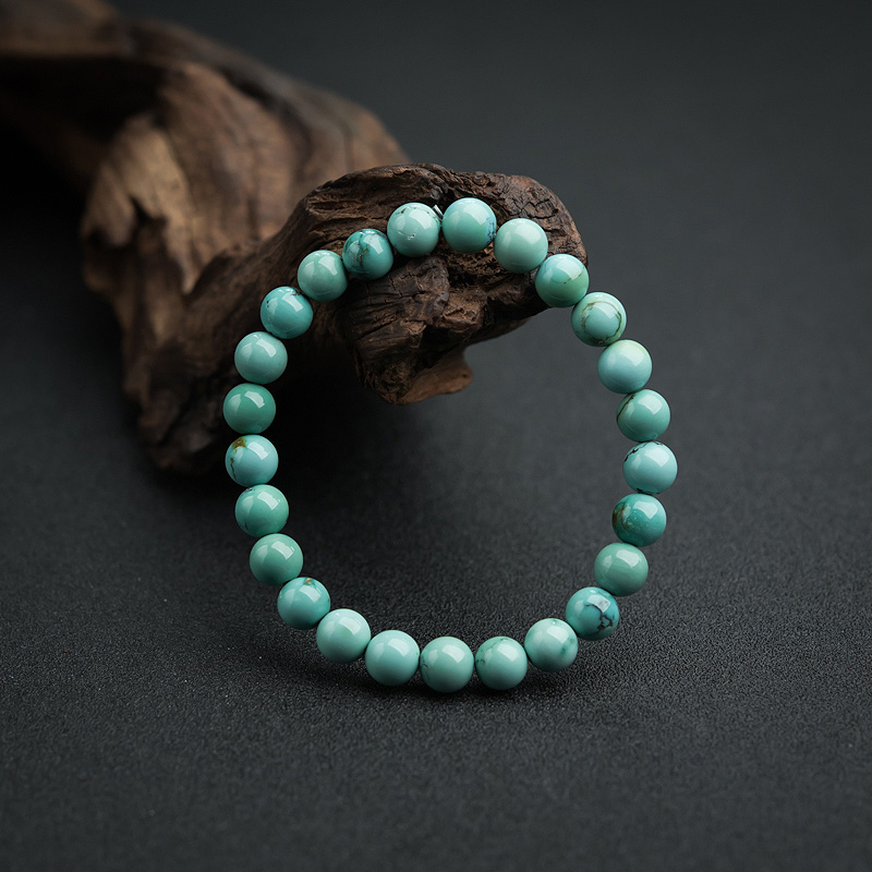 蓝绿松石手串-红掌柜