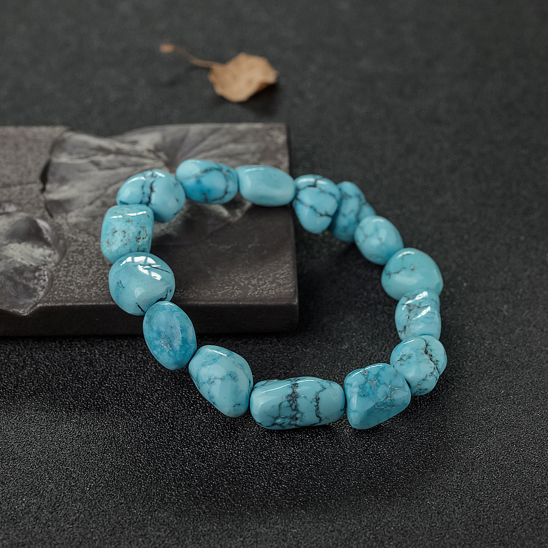 湖北天然绿松石随形单圈-红掌柜