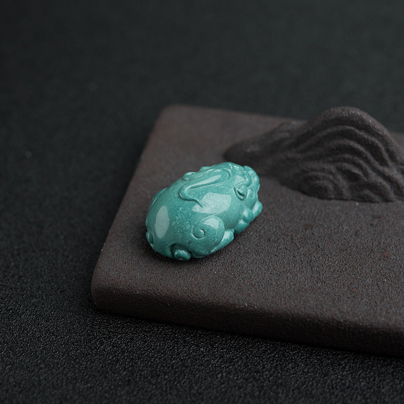 绿松石貔貅吊坠-红掌柜