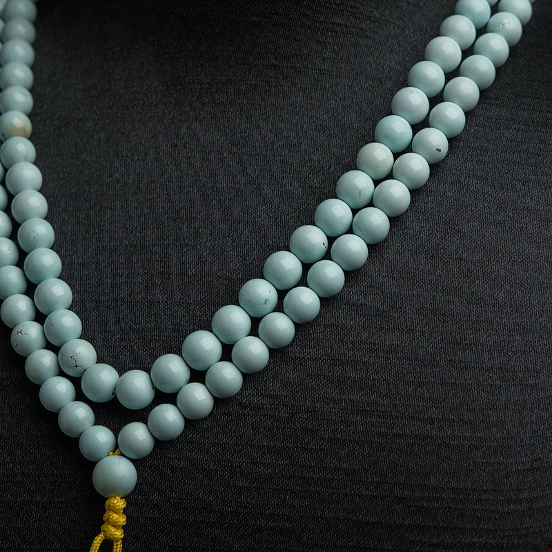 绿松石108佛珠-红掌柜