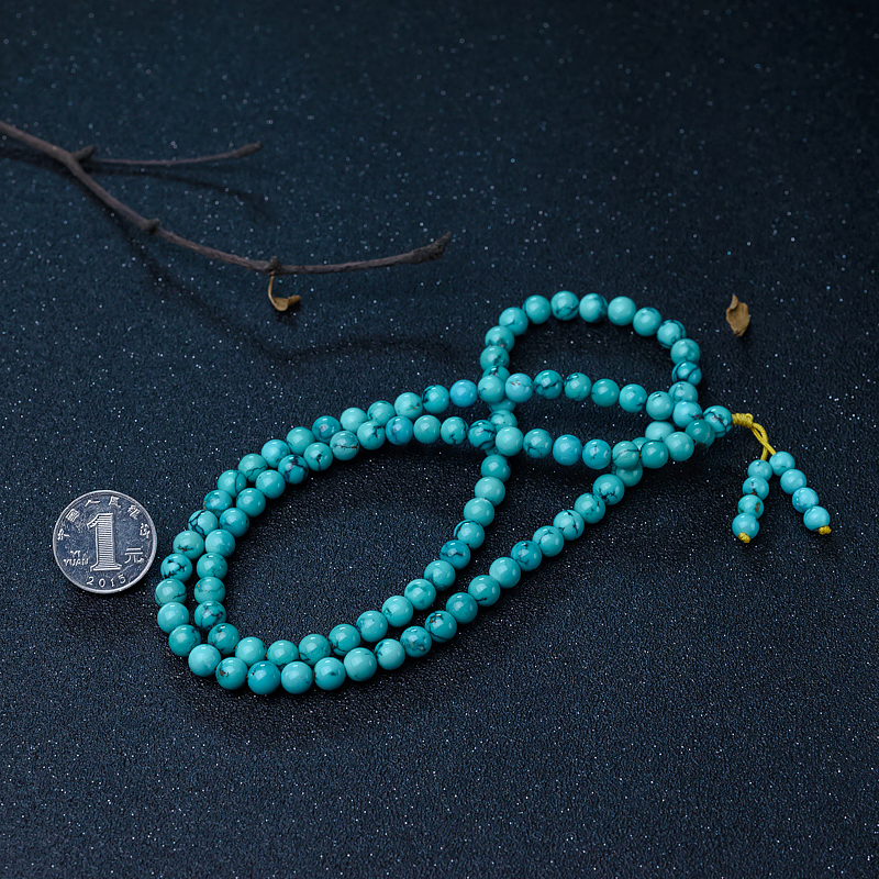 绿松石108佛珠-红掌柜