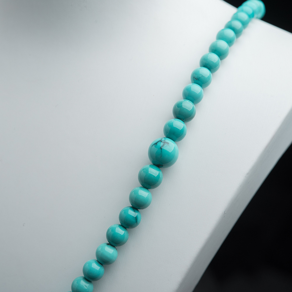 天然绿松石项链-红掌柜