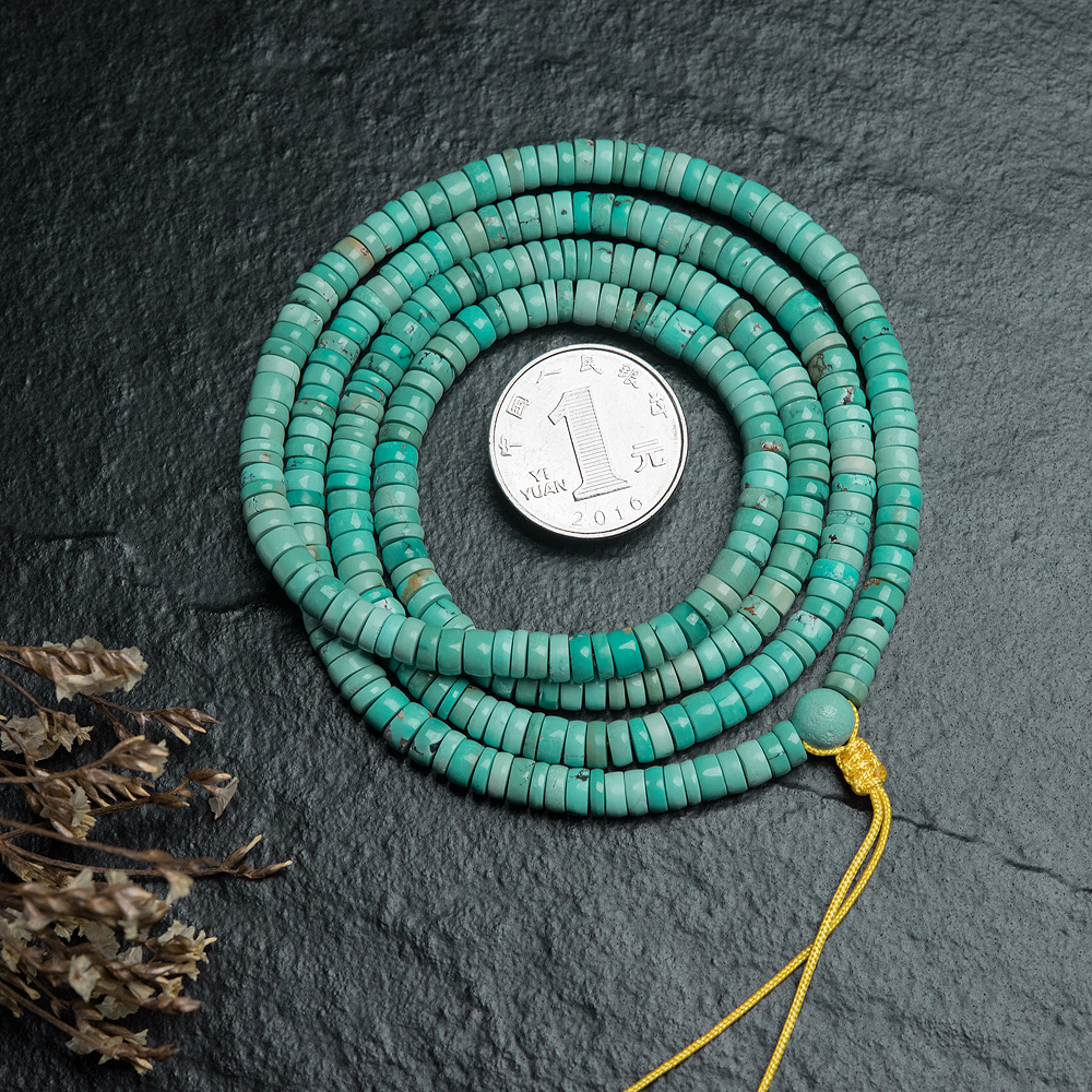 湖北绿松石隔片长链-红掌柜