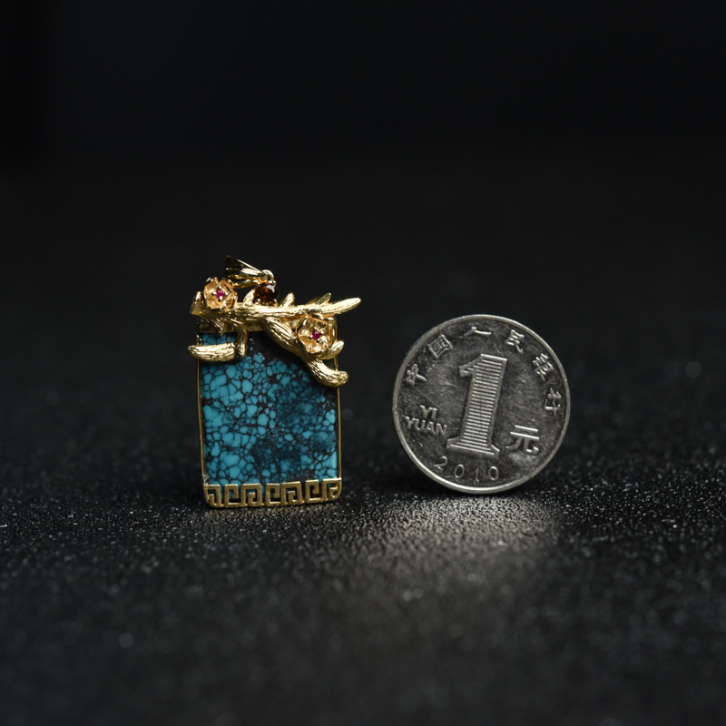 绿松石吊坠-红掌柜