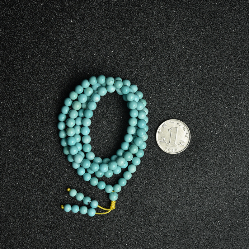 绿松石108佛珠-红掌柜