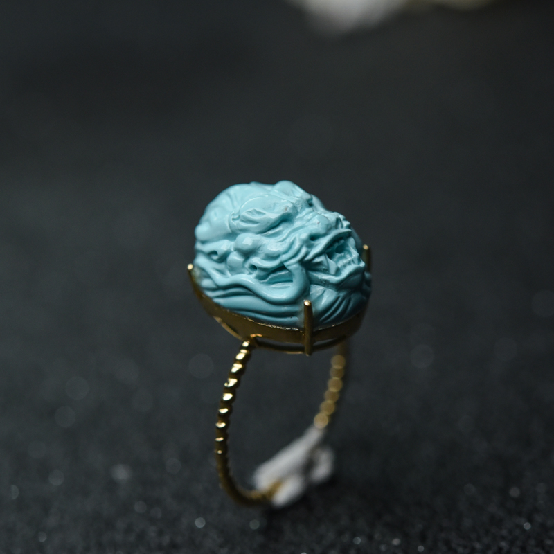 绿松石戒指-红掌柜