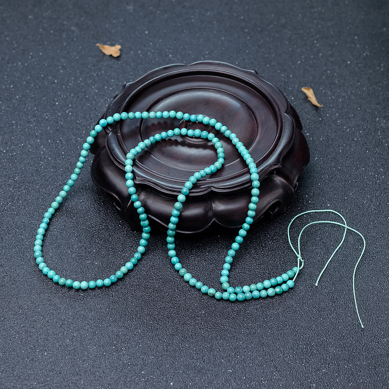 4mm绿松石珠链-红掌柜