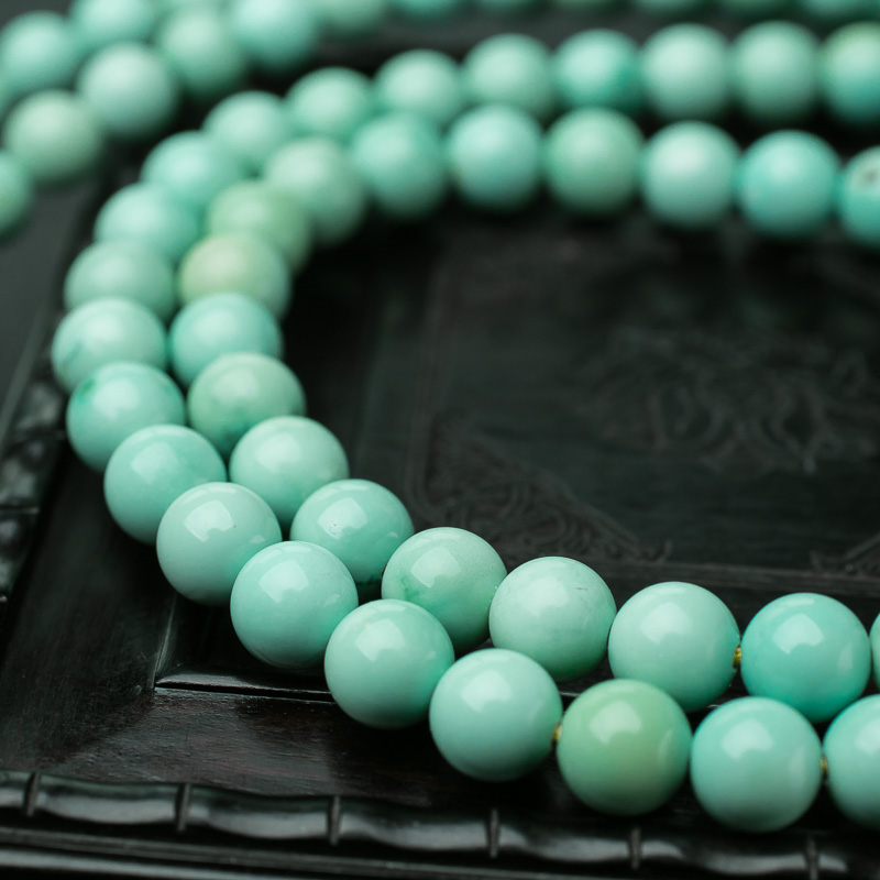 天然绿松石长链-红掌柜