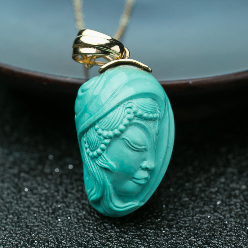 绿松石少女项链-红掌柜