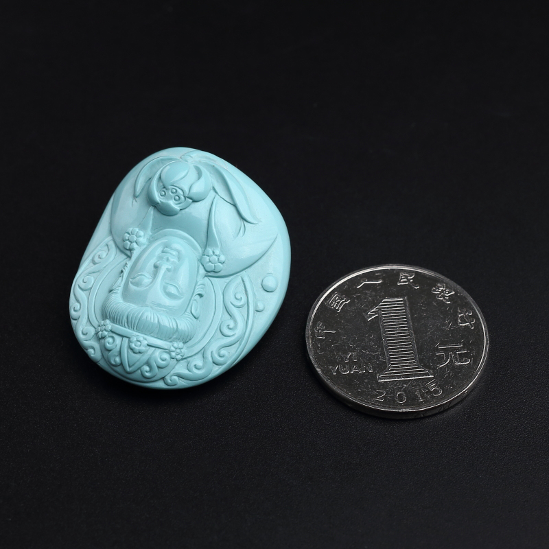 绿松石吊坠 - 红掌柜