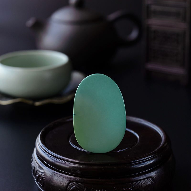 湖北绿松石挂件-红掌柜