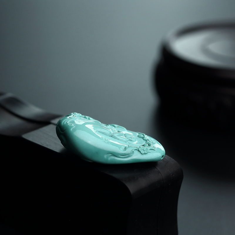 高瓷高蓝绿松-红掌柜