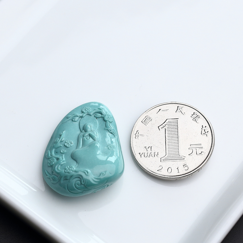 天然绿松石-红掌柜