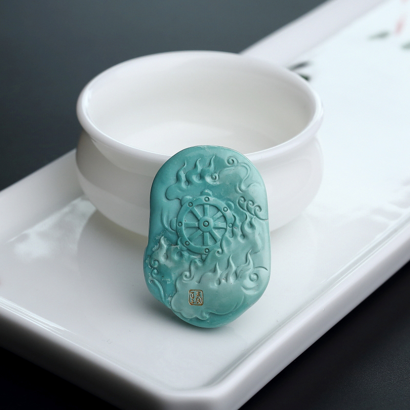 黄财神吊坠-红掌柜