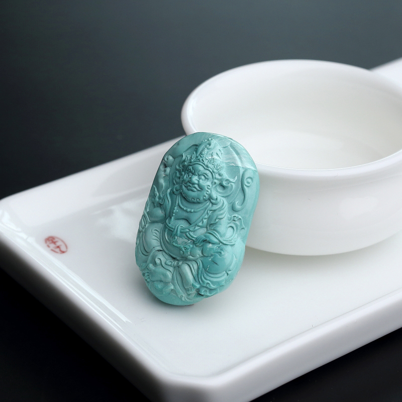 绿松石吊坠-红掌柜