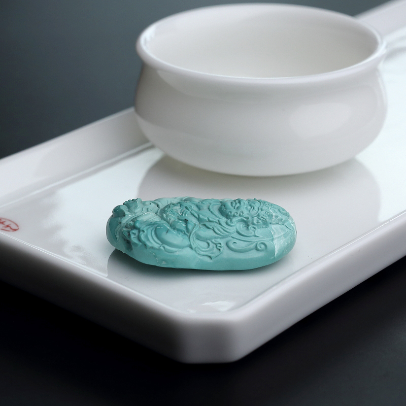 绿松石吊坠-红掌柜