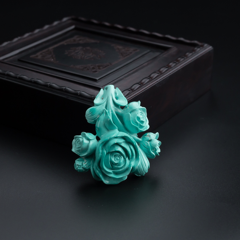 绿松石吊坠-红掌柜