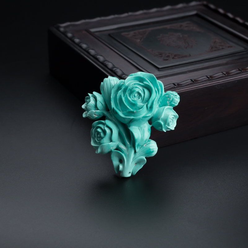 天然绿松石-红掌柜