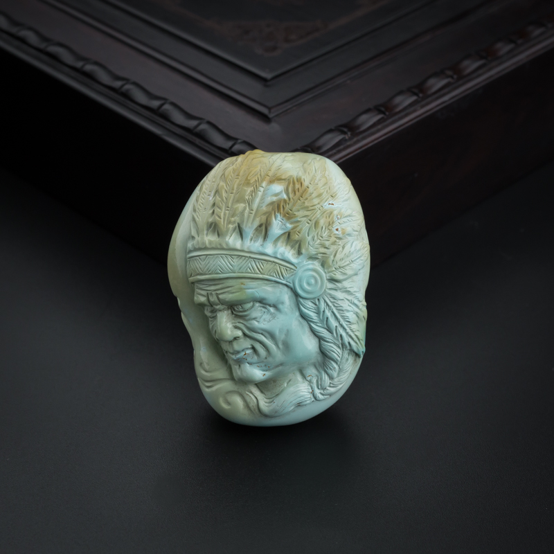 绿松石酋长吊坠-红掌柜