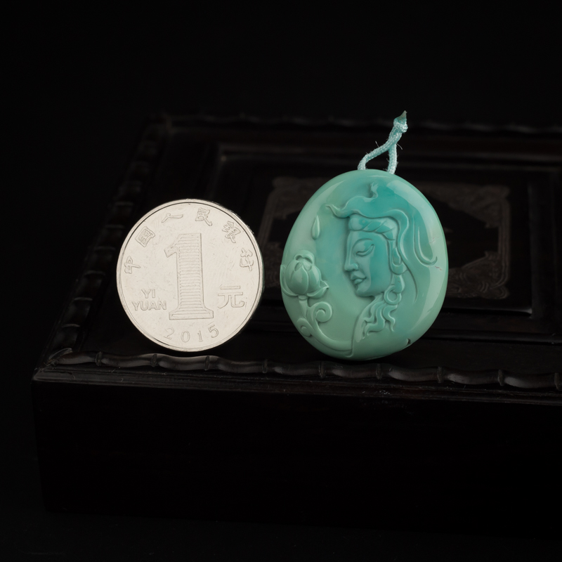 湖北绿松石吊坠-红掌柜