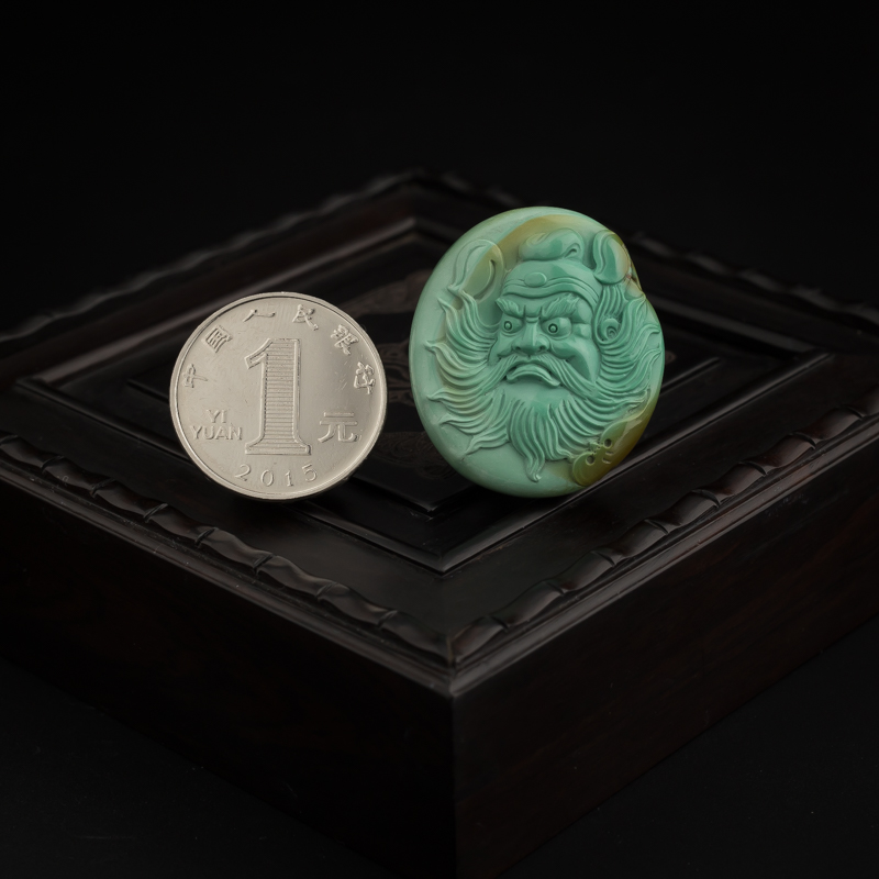 湖北绿松石吊坠-红掌柜