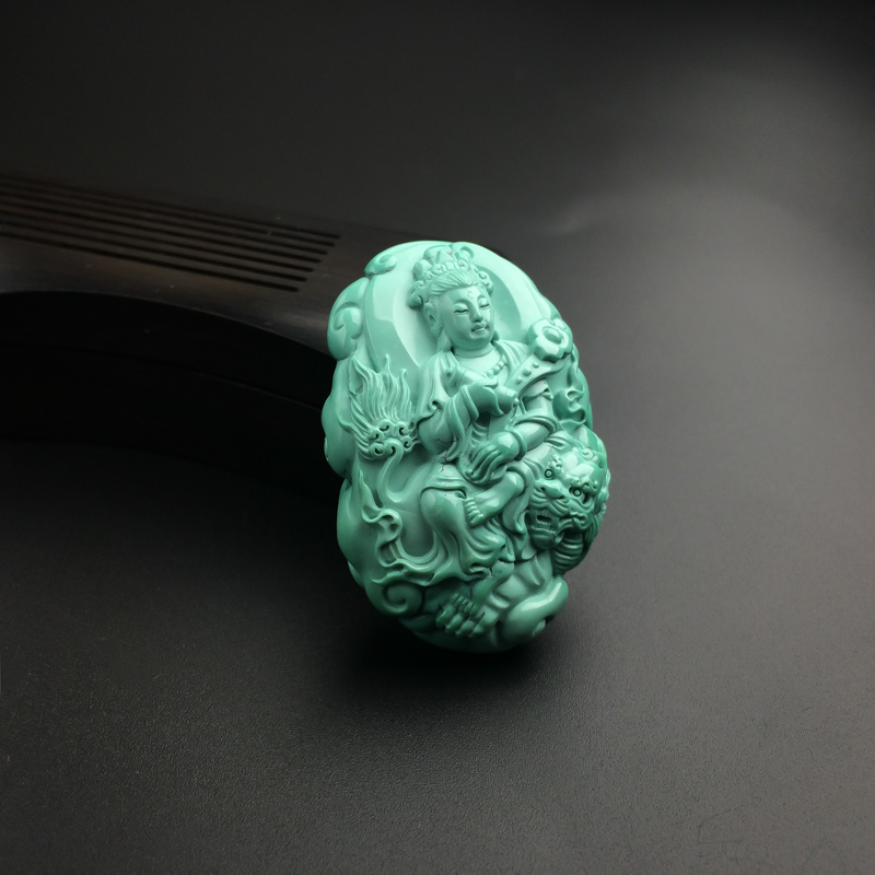 文殊菩萨吊坠-红掌柜