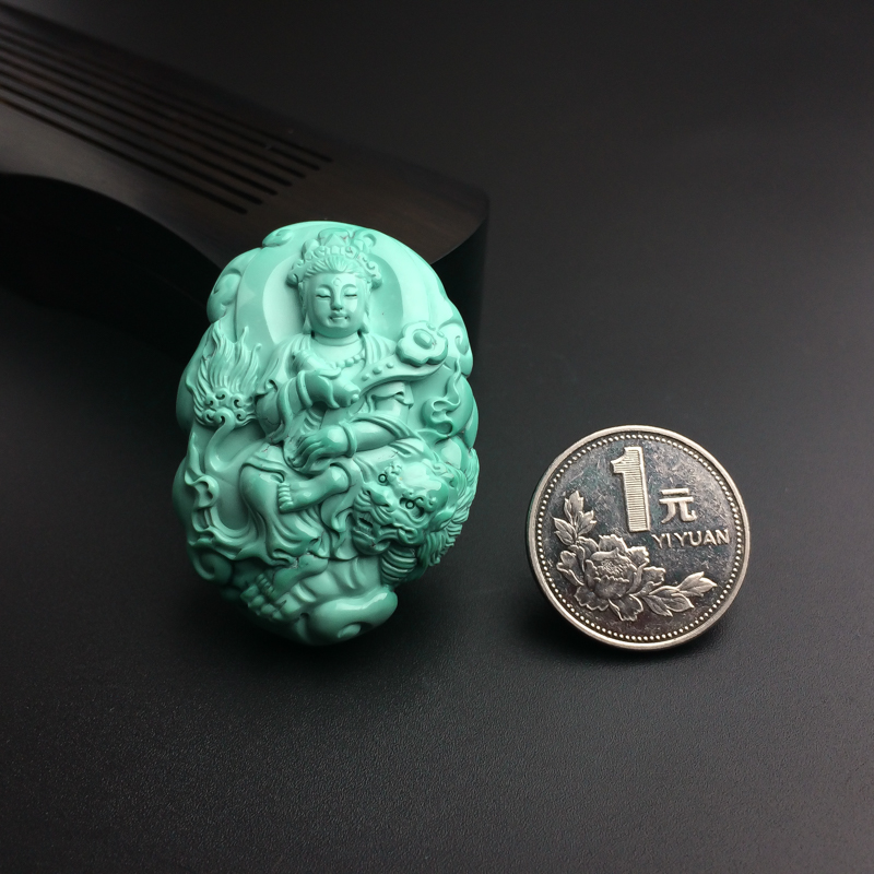 天然湖北绿松石-红掌柜