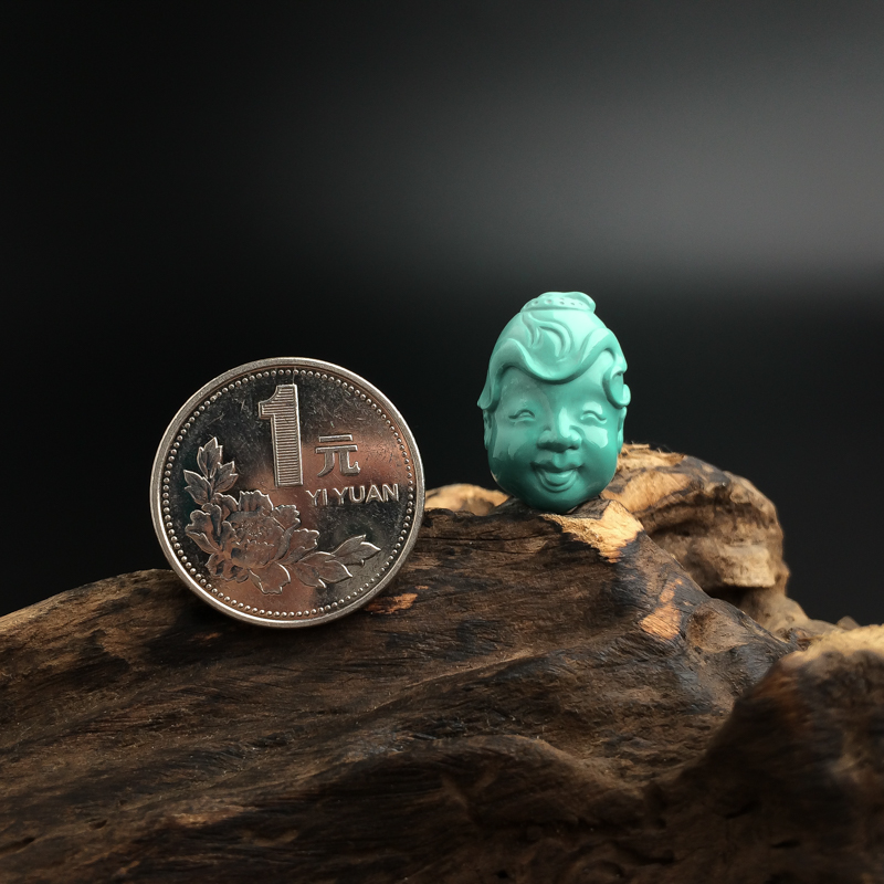 天然湖北绿松石-红掌柜