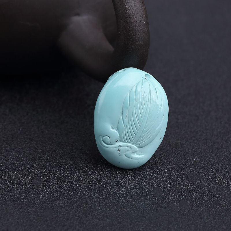 蓝绿松石诸葛亮吊坠-红掌柜