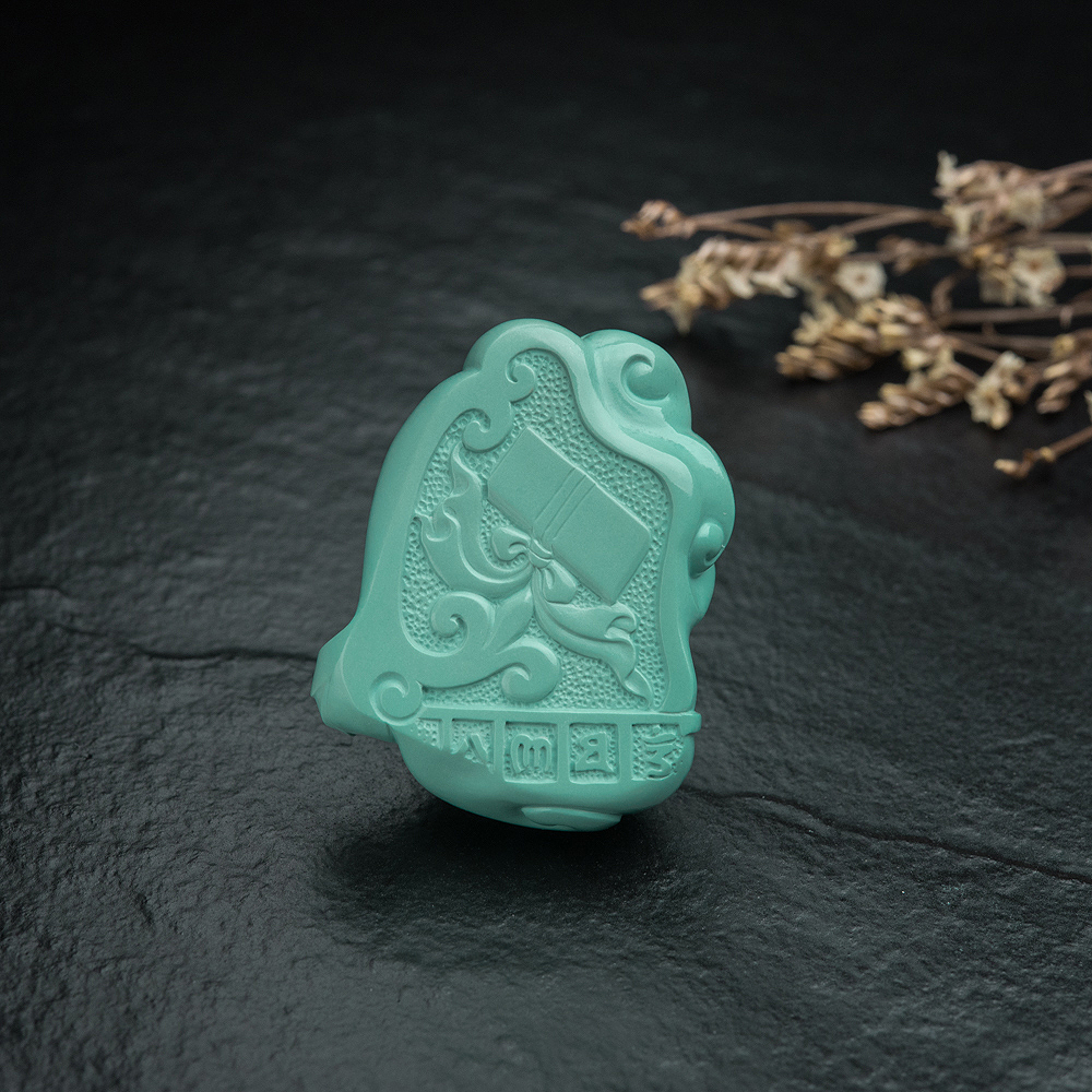 绿松石观音吊坠-红掌柜