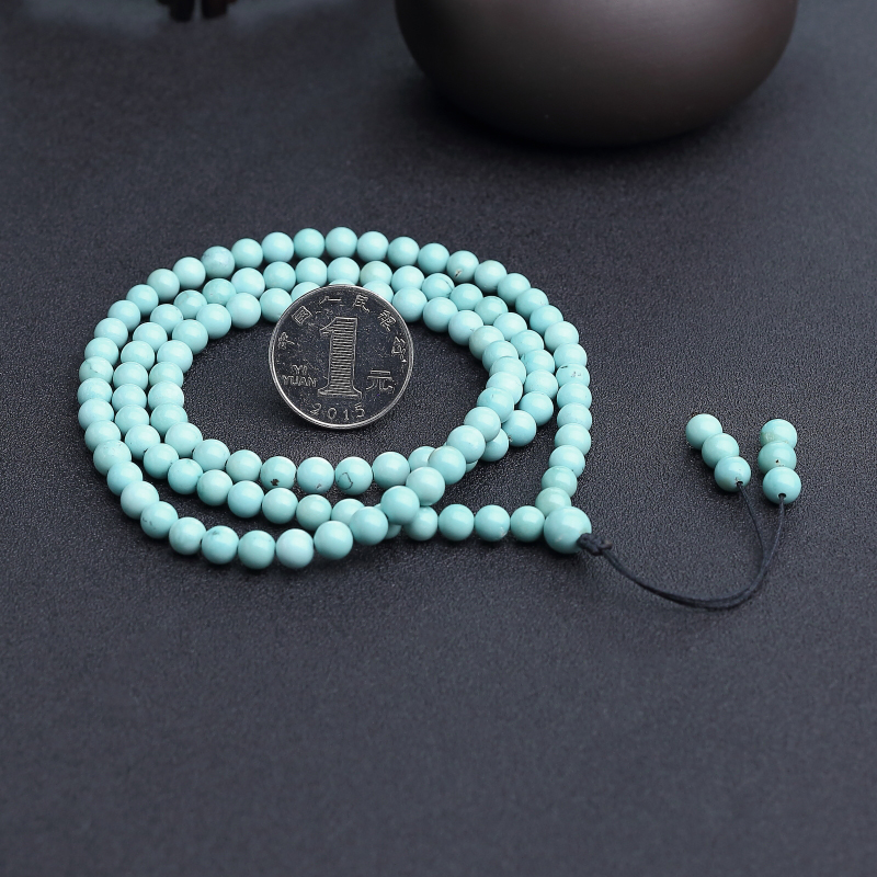 绿松石108佛珠-红掌柜