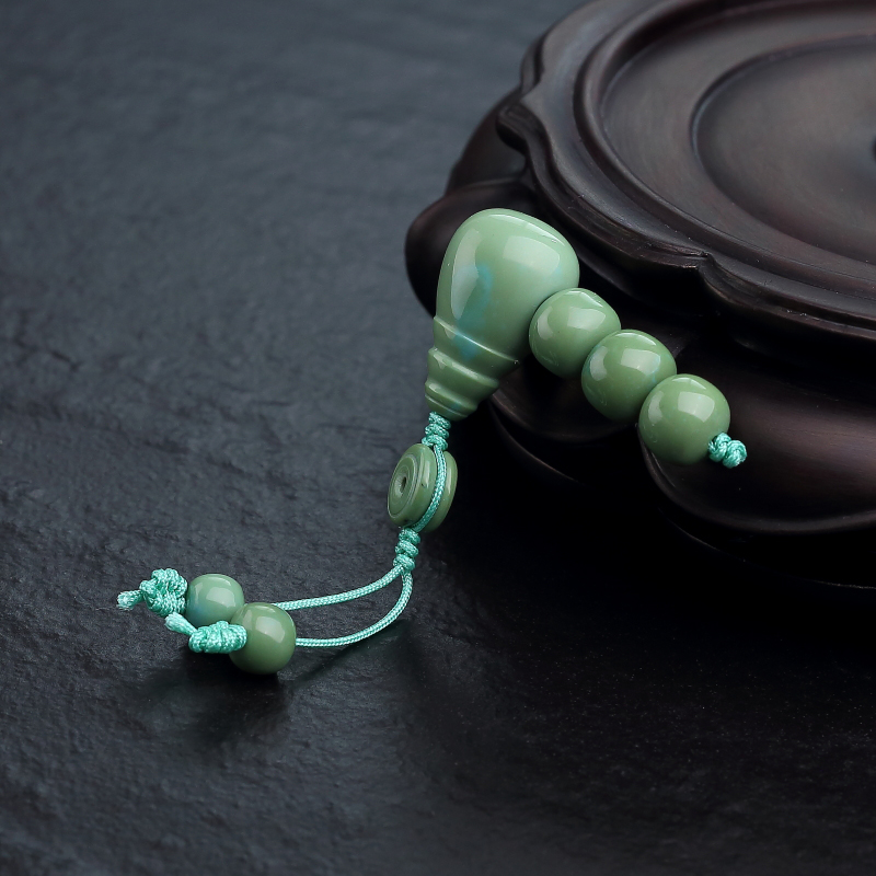 高瓷绿松石配件套装-红掌柜