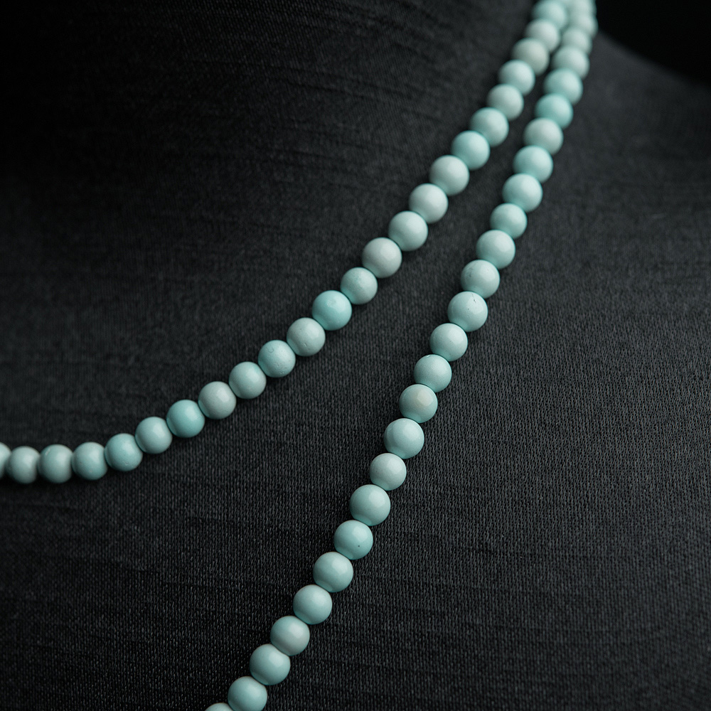 天然绿松石长链-红掌柜