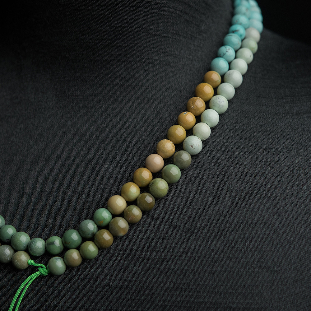 天然绿松石长链-红掌柜