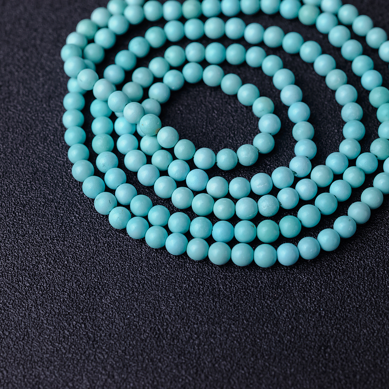 中高瓷绿松石珠链-红掌柜