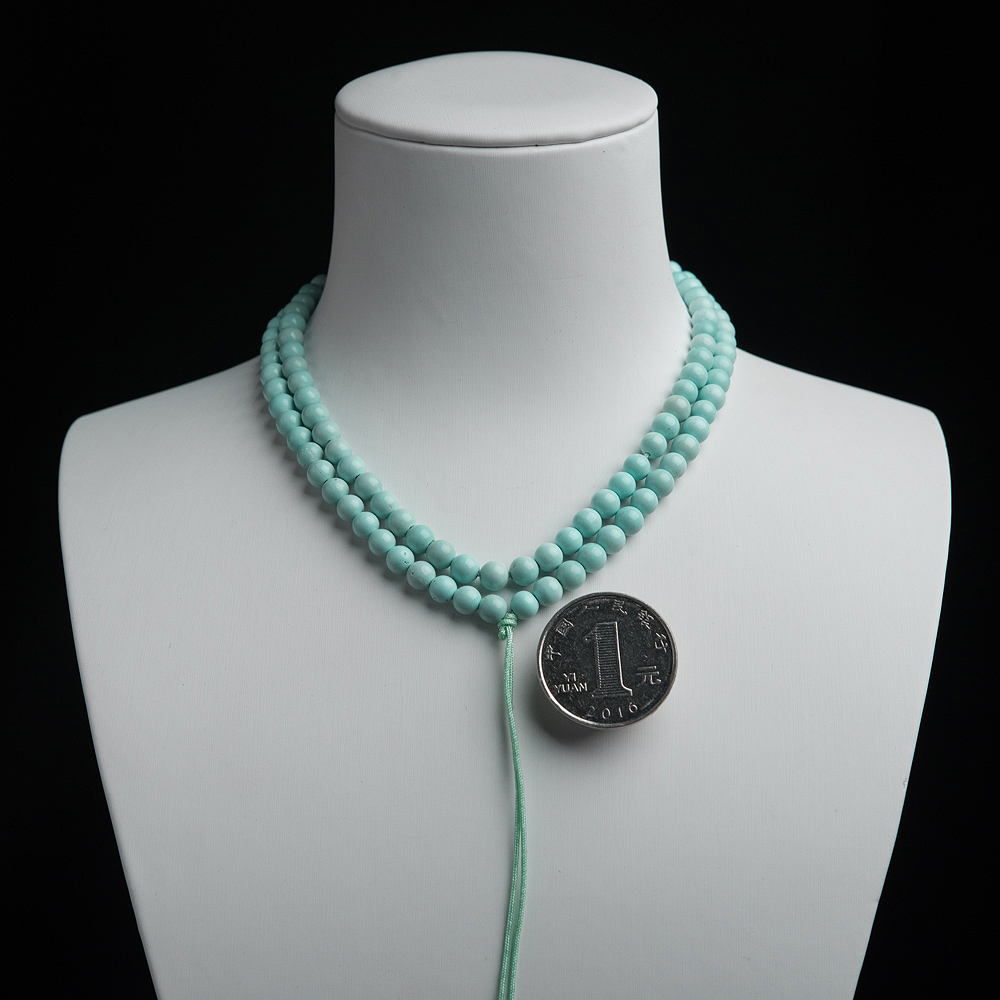 湖北绿松石珠链-红掌柜