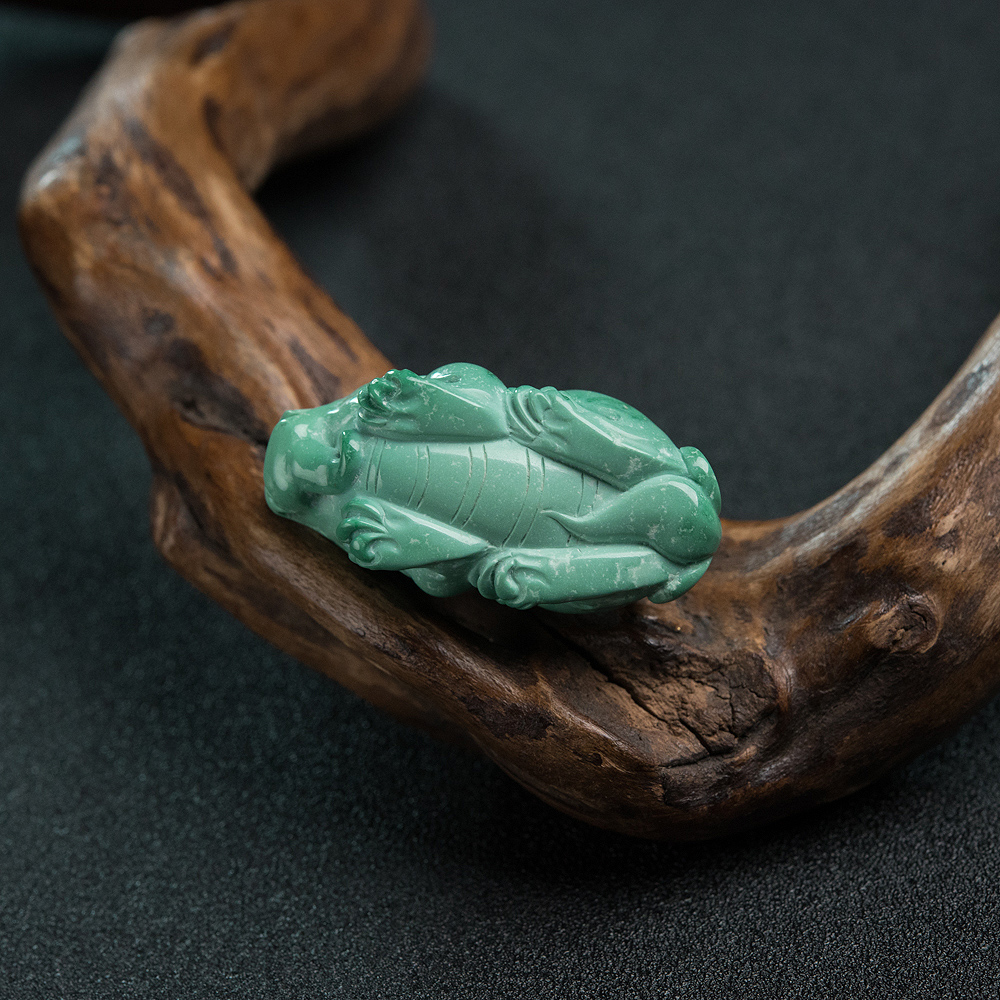 湖北绿松石貔貅吊坠-红掌柜