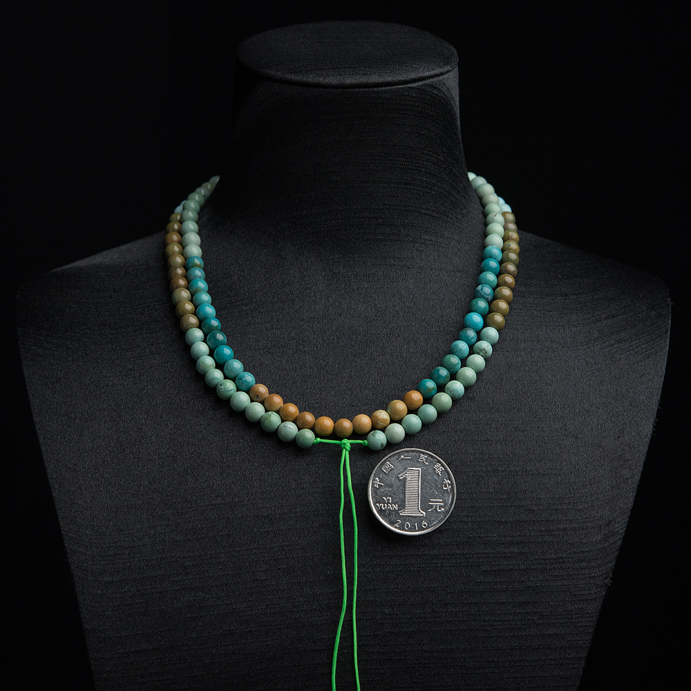 湖北绿松石珠链-红掌柜