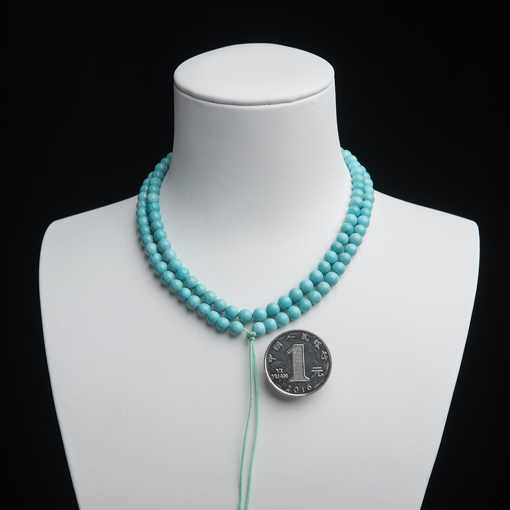 湖北绿松石珠链-红掌柜