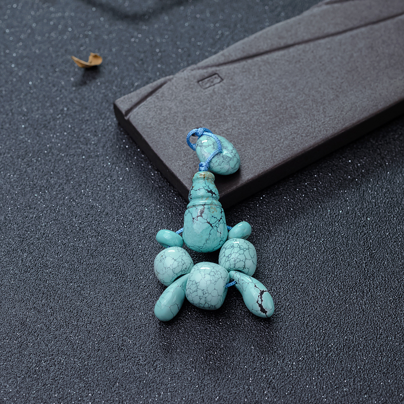 高瓷乌兰花蓝绿松石配件套装-红掌柜