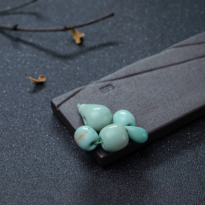 天然绿松石配件套装-红掌柜