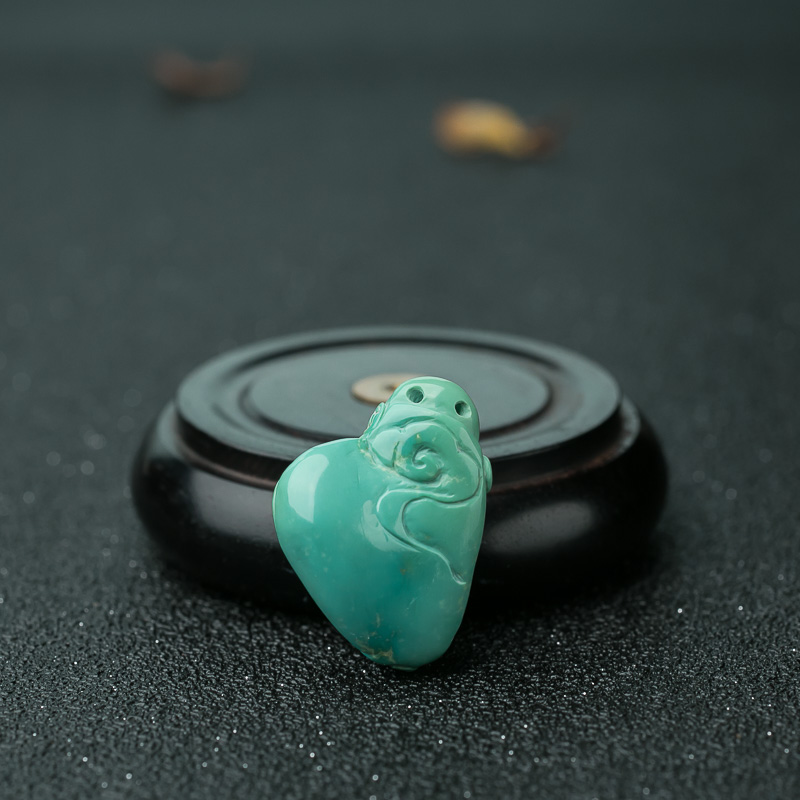 绿松石财神吊坠-红掌柜