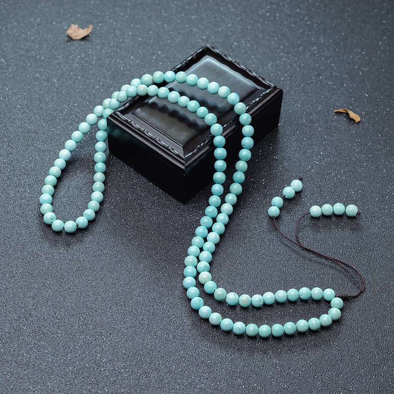 绿松石108佛珠-红掌柜