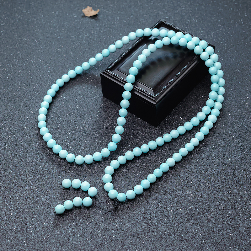 绿松石108佛珠-红掌柜