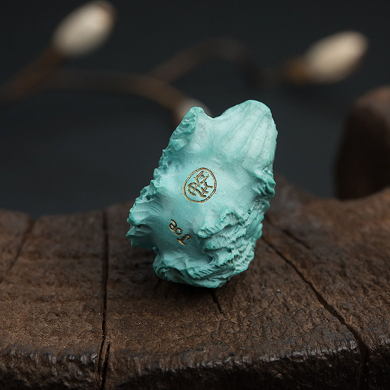 绿松石印第安人吊坠-红掌柜